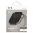 UNIQ tok Valencia Apple Watch Series     46mm, titanium, ezüst
