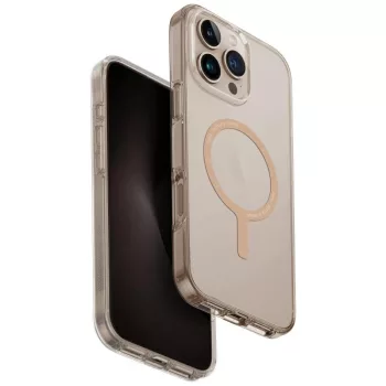   Uniq Clario Magclick Charging Case iPhone 16 Pro Max tok, átlátszó-arany