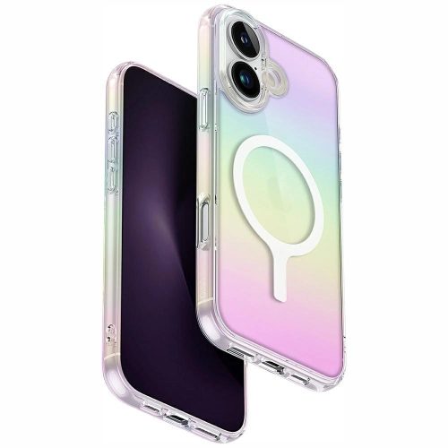 Uniq Iridescia Magclick Charging Case iPhone 16 tok, színes