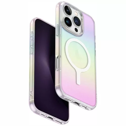 Uniq Iridescia Magclick Charging Case iPhone 16 Pro Max tok, színes