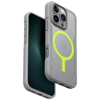   Uniq Combat Active Magclick Charging Case iPhone 16 Pro tok, szürke