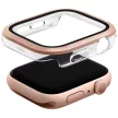 UNIQ Voute Apple Watch Series 10 46mm edzett üvegfólia, rozéarany