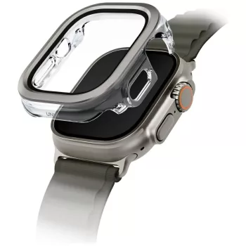   Uniq Voute tok with tempered glass Apple Watch Ultra 49 mm -, ezüst