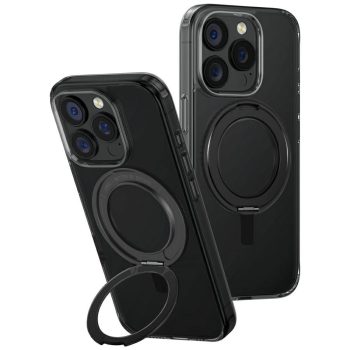   Uniq Swivix 360 Rotating Kickstand Case iPhone 16 Pro tok, fekete