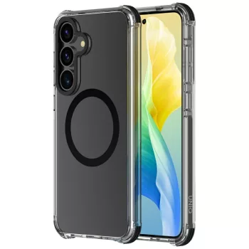   UNIQ Combat Samsung Galaxy S25 Plus Magclick Charging tok, fekete