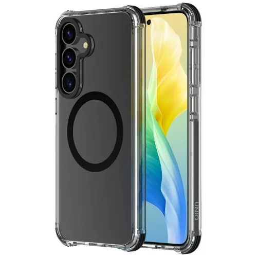 UNIQ Combat Samsung Galaxy S25 Plus Magclick Charging tok, fekete