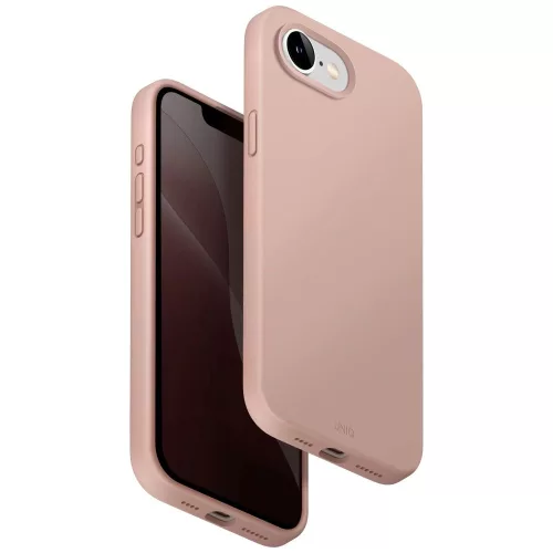 UNIQ Lino iPhone 16e (2025) Magclick Charging tok, rózsaszín
