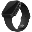UNIQ Nautic Apple Watch 42mm tok edzett üveggel, fekete