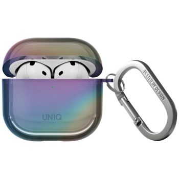   UNIQ Iridescia AirPods 4 Hang Case midnight quartz tok, színes