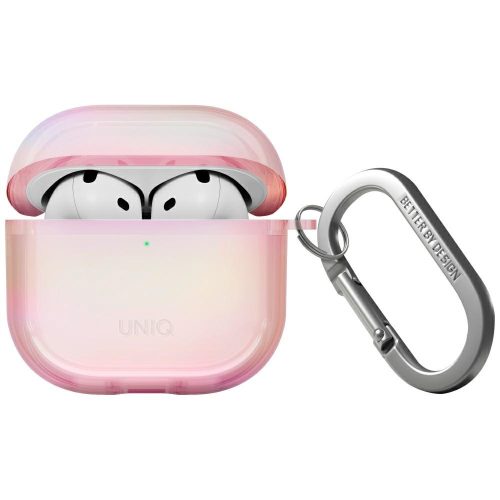 UNIQ Iridescia AirPods 4 Hang Case tok, rózsaszín