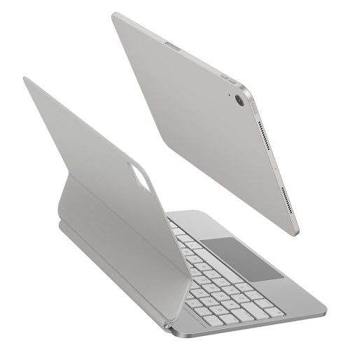 UNIQ Venno Pro Magnetic Smart keyboard iPad Air 11" (2024/25) | Air 10.9" (2022/20) tok, fehér