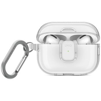 UNIQ Glase Pro AirPods Pro 2 Lock Case tok, átlátszó