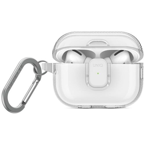 UNIQ Glase Pro AirPods Pro 2 Lock Case tok, átlátszó