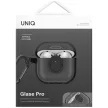UNIQ Glase Pro AirPods 4 Lock Case tok, átlátszó-szürke