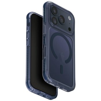 Uniq Combat Magclick Charging Case iPhone 17 Pro tok, kék