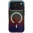 UNIQ Iridescia case iPhone 17 Pro Magclick Charging tok, midnight quartz