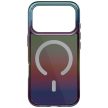 UNIQ Iridescia case iPhone 17 Pro Magclick Charging tok, midnight quartz