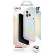 UNIQ Iridescia case iPhone 17 Pro Max Magclick Charging holo quartz tok, színes