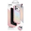 UNIQ Iridescia case iPhone 17 Pro Max Magclick Charging tok, rózsaszín