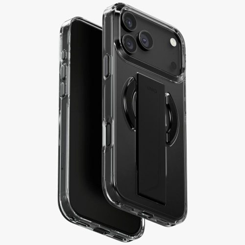 UNIQ Heldro Air Case iPhone 17 Pro Max Magclick Charging tok, fekete