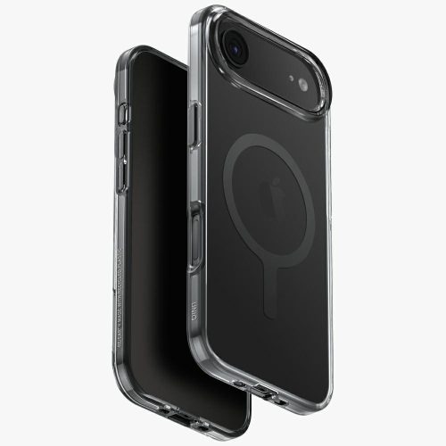 UNIQ Clario Case iPhone 17 Air Magclick Charging tok, fekete