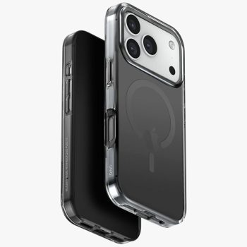 UNIQ Clario Case iPhone 17 Pro Magclick Charging tok, fekete