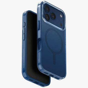 UNIQ Clario Case iPhone 17 Pro Magclick Charging tok, kék
