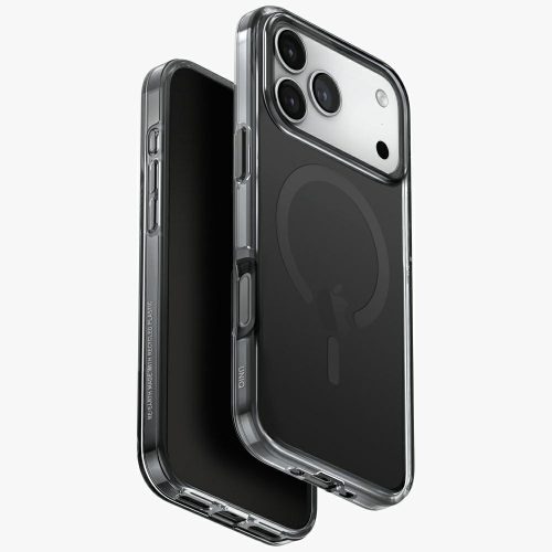 UNIQ Clario Case iPhone 17 Pro Max Magclick Charging tok, fekete