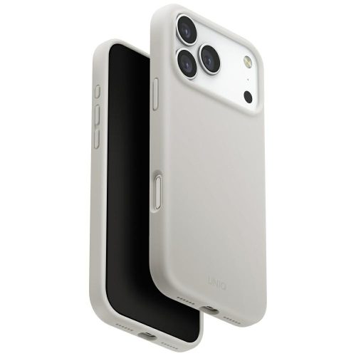 UNIQ Lino Case iPhone 17 Pro Max Magclick Charging tok, szürke