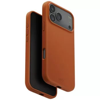   UNIQ Lino Case iPhone 17 Pro Max Magclick Charging tok, narancs