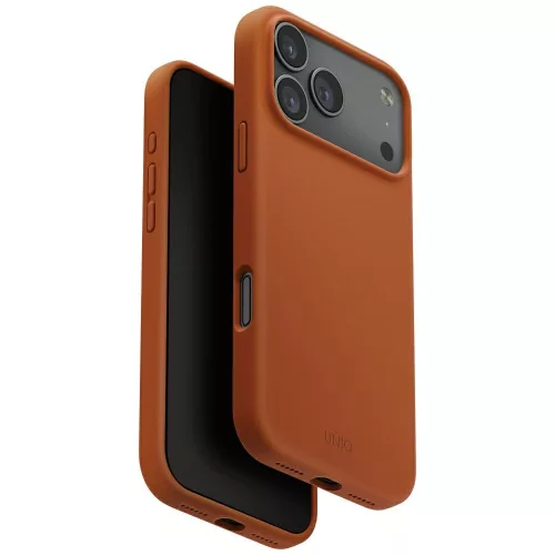 UNIQ Lino Case iPhone 17 Pro Max Magclick Charging tok, narancs