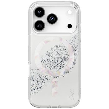   UNIQ Coehl Crystelle Case iPhone 17 Pro Magnetic Charging tok, ezüst