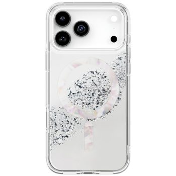   UNIQ Coehl Crystelle Case iPhone 17 Pro Max Magnetic Charging tok, ezüst