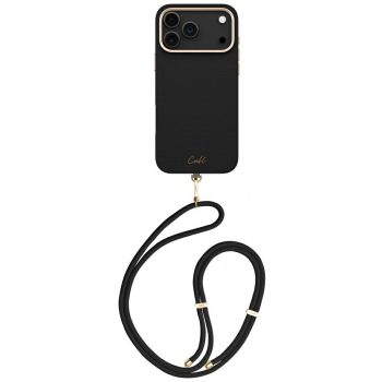   UNIQ Coehl Mirelle case iPhone 17 Pro Max Magnetic Charging tok, fekete