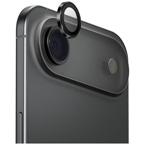 UNIQ Optix Aluminum Camera Lens Protector iPhone 17 Air applikátorral, fekete