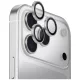 Uniq Optix Aluminum Camera Lens Protector iPhone 17 Pro / iPhone 17 Pro Max with Applicator - kameravédő, ezüst