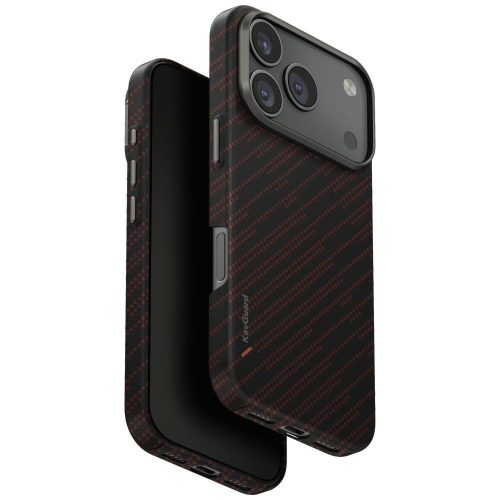 Uniq Keva EDGE Magclick Charging Case iPhone 17 Pro tok, narancs