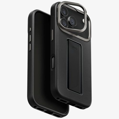 Uniq Heldro Pro Magclick Charging Case iPhone 17 Pro tok, fekete