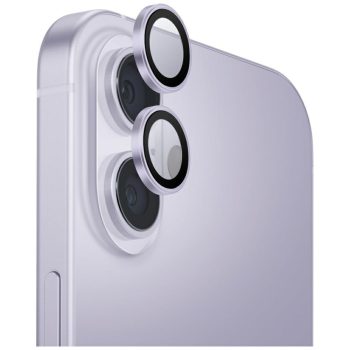   UNIQ Optix Aluminium Camera Lens Protector iPhone 17 applikátorral, lila