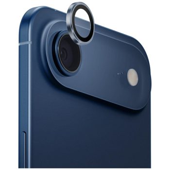   UNIQ Optix Aluminium Camera Lens Protector iPhone 17 Air üvegfólia applikátorral kameravédő, kék