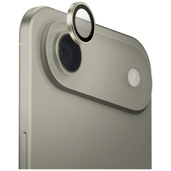   UNIQ Optix Aluminium Camera Lens Protector iPhone 17 Air üvegfólia applikátorral kameravédő, arany