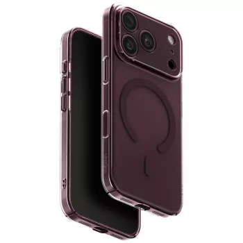   Uniq Airsuit MagClick Charging iPhone 18 Pro / 17 Pro tok, bordó