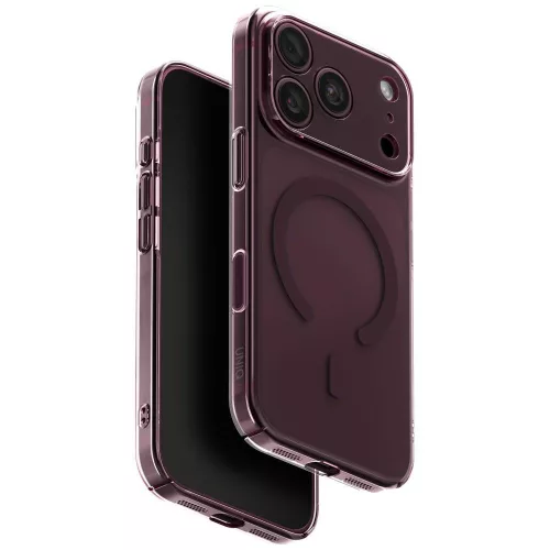 Uniq Airsuit MagClick Charging iPhone 18 Pro / 17 Pro tok, bordó
