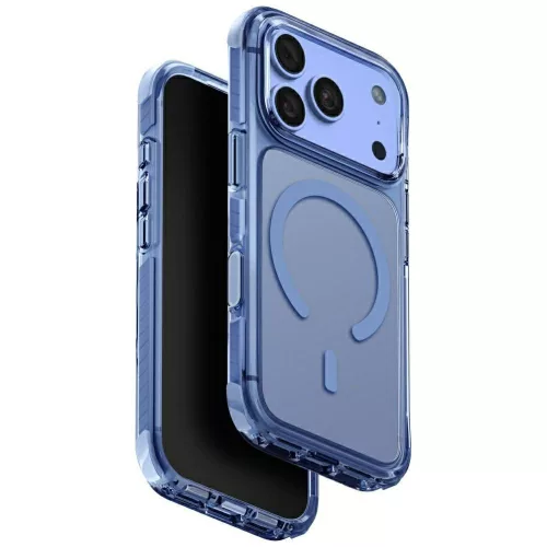 Uniq Combat MagClick Charging iPhone 18 Pro / 17 Pro tok, kék