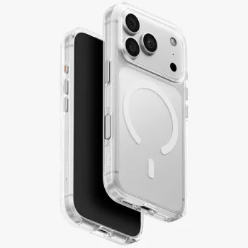   Uniq Clario MagClick Charging iPhone 18 Pro / 17 Pro tok, átlátszó