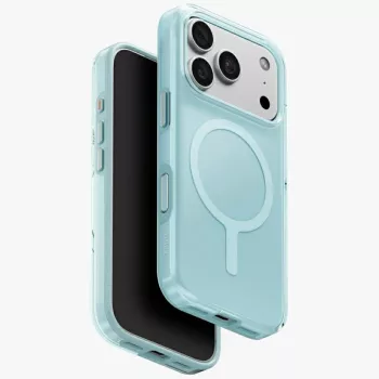   Uniq Clario MagClick Charging iPhone 18 Pro / 17 Pro tok, kék