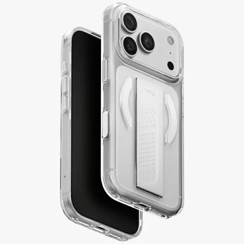 Uniq Heldro Air MagClick Charging iPhone 18 Pro / 17 Pro tok, átlátszó