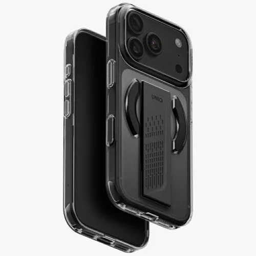 Uniq Heldro Air MagClick Charging tinted Smoke iPhone 18 Pro / 17 Pro tok, szürke