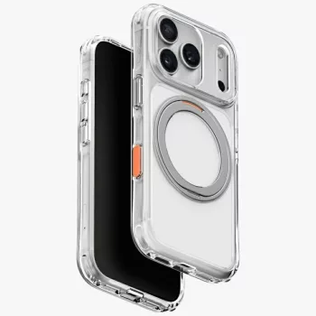   Uniq Swivix 360 Rotating Kickst iPhone 18 Pro / 17 Pro tok, átlátszó