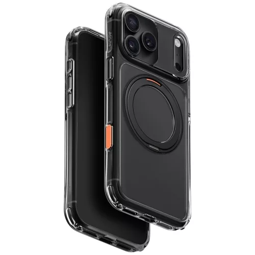 Uniq Swivix 360 Rotating Kickst iPhone 18 Pro Max / 17 Pro Max tok, fekete